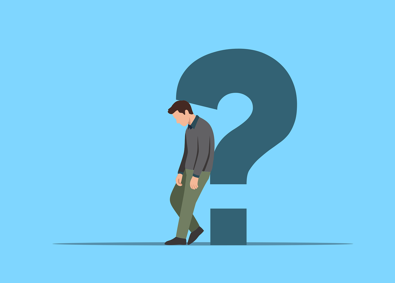 question, failure, sadness, decision, depression, dilemma, loneliness, anxiety, breakup, beautiful wallpaper, user, help, distress, animation, blue, unknown, symbol, shadow, background, pondering, search, curiosity
